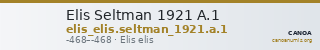 Elis Seltman 1921 A.1 — CANOA