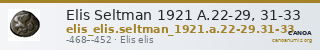 Elis Seltman 1921 A.22-29, 31-33 — CANOA