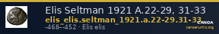 Elis Seltman 1921 A.22-29, 31-33 — CANOA