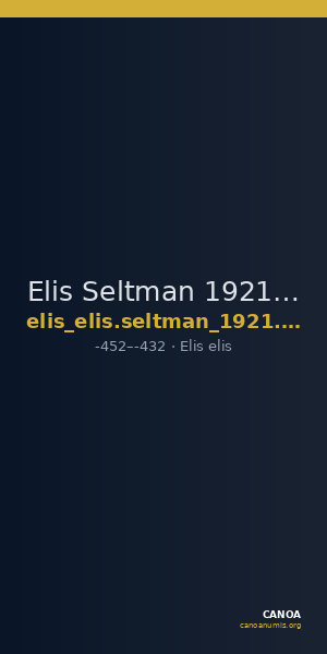 Elis Seltman 1921 B. 34-36, 45, 51-53 — CANOA