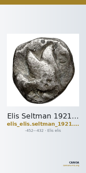 Elis Seltman 1921 B. 54-55, 58-59, 61-67, Pl. VIII.5 — CANOA