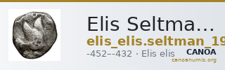 Elis Seltman 1921 B. 54-55, 58-59, 61-67, Pl. VIII.5 — CANOA