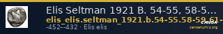 Elis Seltman 1921 B. 54-55, 58-59, 61-67, Pl. VIII.5 — CANOA
