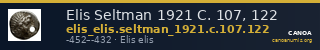 Elis Seltman 1921 C. 107, 122 — CANOA