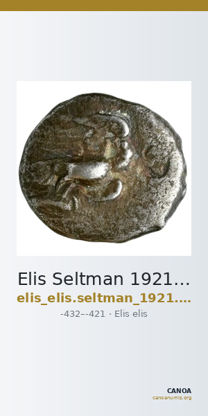 Elis Seltman 1921 D. 136, Pl. VIII.14 — CANOA