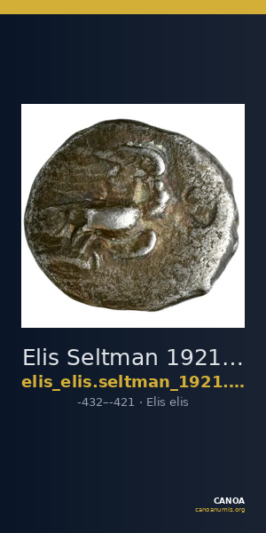 Elis Seltman 1921 D. 136, Pl. VIII.14 — CANOA
