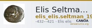 Elis Seltman 1921 D. 136, Pl. VIII.14 — CANOA