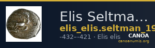 Elis Seltman 1921 D. 136, Pl. VIII.14 — CANOA