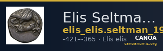 Elis Seltman 1921 E. 141-144; Pl. VIII.15-16 — CANOA