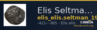 Elis Seltman 1921 E1. 242-289, Pl. XII.3-5 — CANOA