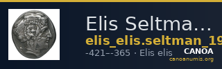 Elis Seltman 1921 E2. 290-294, 301-304, Pl. XII.-9 — CANOA