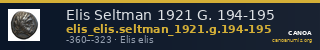 Elis Seltman 1921 G. 194-195 — CANOA