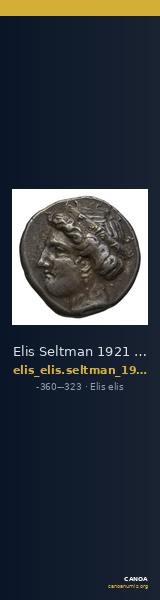Elis Seltman 1921 GH1. 309-313, 316-327, 334, 336-340, Pl. XII.14 — CANOA