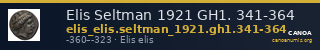 Elis Seltman 1921 GH1. 341-364 — CANOA
