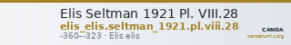 Elis Seltman 1921 Pl. VIII.28 — CANOA