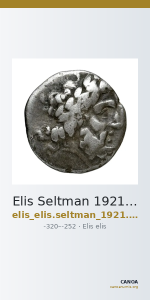 Elis Seltman 1921 Pl. VIII.30 — CANOA