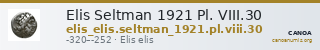 Elis Seltman 1921 Pl. VIII.30 — CANOA