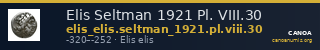Elis Seltman 1921 Pl. VIII.30 — CANOA