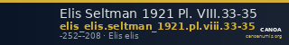Elis Seltman 1921 Pl. VIII.33-35 — CANOA