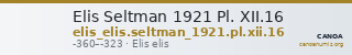 Elis Seltman 1921 Pl. XII.16 — CANOA