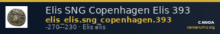 Elis SNG Copenhagen Elis 393 — CANOA