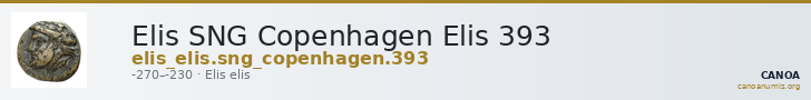Elis SNG Copenhagen Elis 393 — CANOA