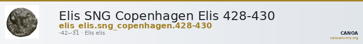 Elis SNG Copenhagen Elis 428-430 — CANOA