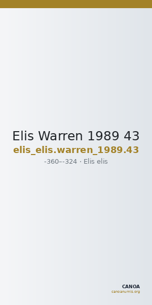 Elis Warren 1989 43 — CANOA