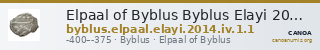 Elpaal of Byblus Byblus Elayi 2014 IV.1.1 — CANOA