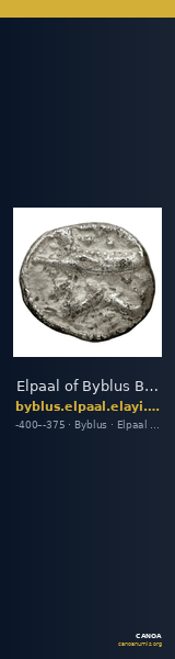 Elpaal of Byblus Byblus Elayi 2014 IV.1.2 — CANOA