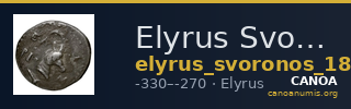 Elyrus Svoronos 1890 (1972) 1-5 — CANOA