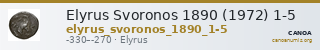 Elyrus Svoronos 1890 (1972) 1-5 — CANOA