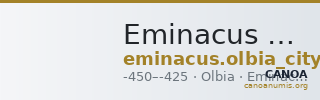 Eminacus Olbia SNG BM Black Sea 1993 358 — CANOA