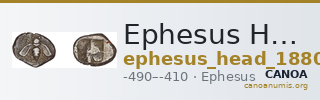 Ephesus Head 1880 Period IIβ — CANOA