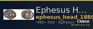 Ephesus Head 1880 Period IIβ — CANOA