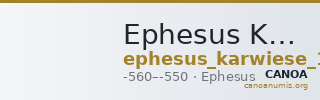 Ephesus Karwiese 1995 Series II silver — CANOA