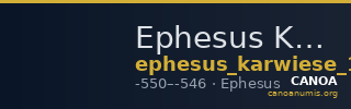 Ephesus Karwiese 1995 Series III electrum — CANOA