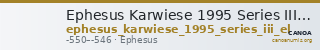 Ephesus Karwiese 1995 Series III electrum — CANOA