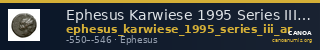 Ephesus Karwiese 1995 Series III silver — CANOA