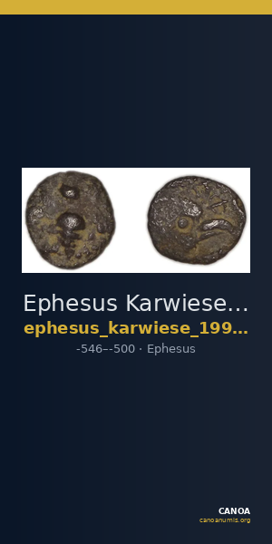 Ephesus Karwiese 1995 Series IV — CANOA