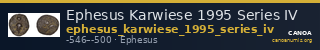 Ephesus Karwiese 1995 Series IV — CANOA