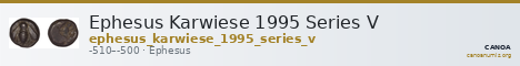 Ephesus Karwiese 1995 Series V — CANOA