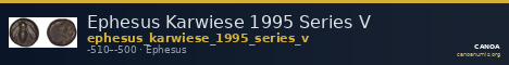 Ephesus Karwiese 1995 Series V — CANOA