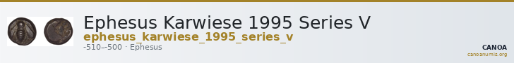 Ephesus Karwiese 1995 Series V — CANOA