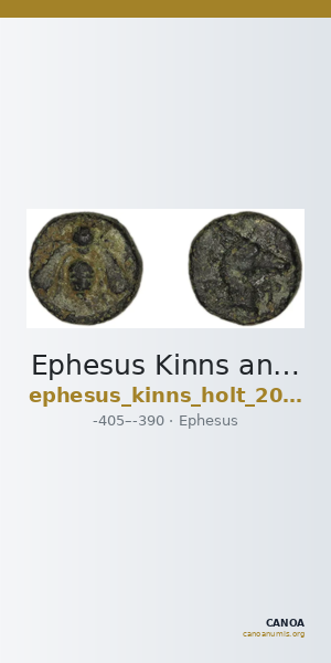 Ephesus Kinns and Holt 2023 Period I, AE I-II — CANOA
