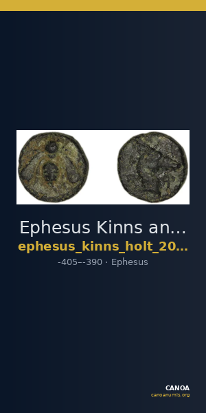 Ephesus Kinns and Holt 2023 Period I, AE I-II — CANOA