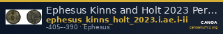 Ephesus Kinns and Holt 2023 Period I, AE I-II — CANOA