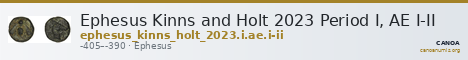 Ephesus Kinns and Holt 2023 Period I, AE I-II — CANOA