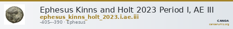 Ephesus Kinns and Holt 2023 Period I, AE III — CANOA