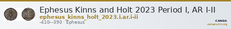 Ephesus Kinns and Holt 2023 Period I, AR I-II — CANOA